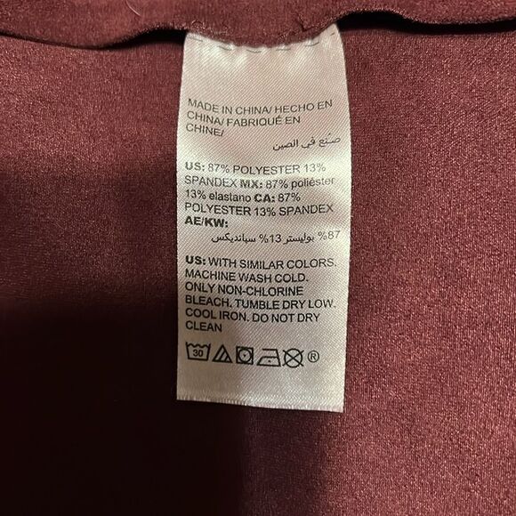 Chico’s Maroon Blazer - Picture 5 of 6